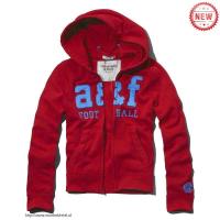 heren abercrombie and fitch pullover full-zip rood blauw football On Sale Outlet 8zejw937